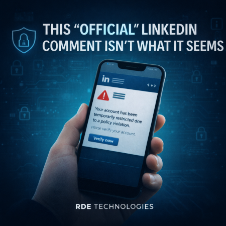 This “Official” LinkedIn Comment Could Cost You Your Account